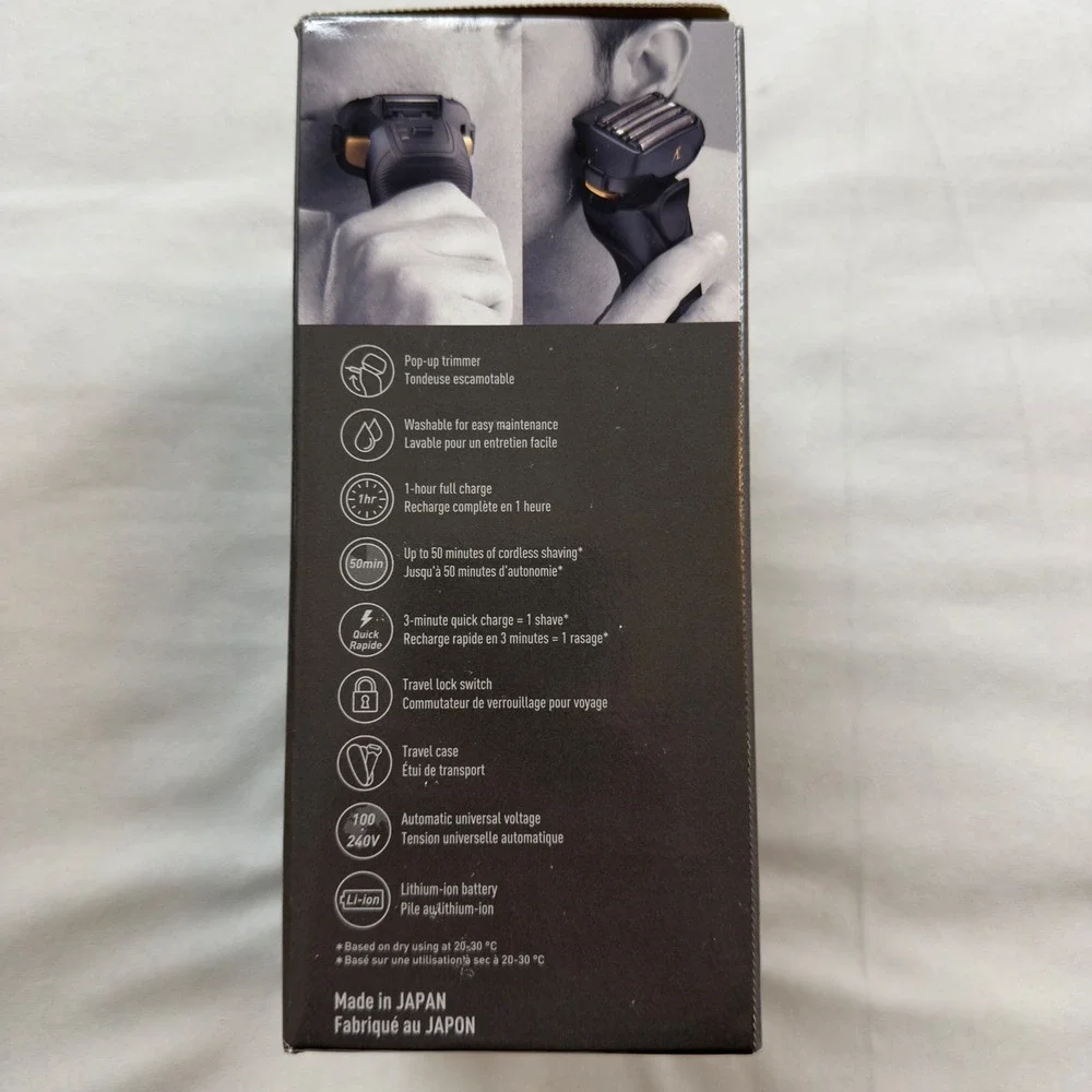 Panasonic ES-LV97-K Arc5 Electric Razor Men Wet Dry Shaver with Charging Station